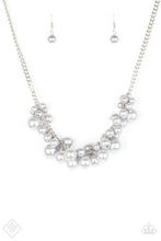 Load image into Gallery viewer, Paparazzi ~ Glam Queen ~ Silver Pearl Necklace Set (Fashion Fix Exclusive)