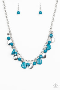 Paparazzi ~ Flirtatiously Florida ~ Blue Necklace Set