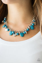 Load image into Gallery viewer, Paparazzi ~ Flirtatiously Florida ~ Blue Necklace Set
