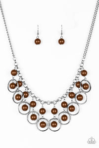 Paparazzi ~ Really Rococo ~ Brown Necklace Set