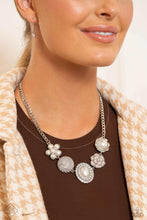 Load image into Gallery viewer, Paparazzi ~ Fiercely 5th Avenue ~ Fashion Fix Complete Trend Blend ~ White Necklace Set