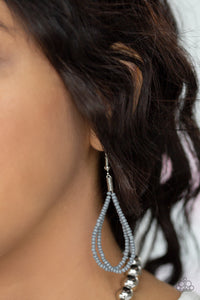 Paparazzi ~ The Great Outback ~ Silver Seed Bead Necklace Set - Klassy Jewelz Boutique