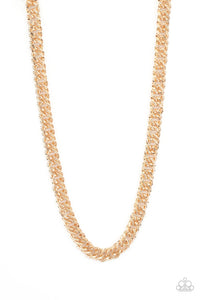 Paparazzi ~ Urban Uppercut ~ Men's Gold Urban Chain