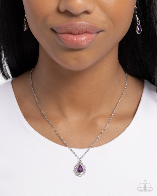 Paparazzi ~ Vintage Validation ~ Purple Necklace Set