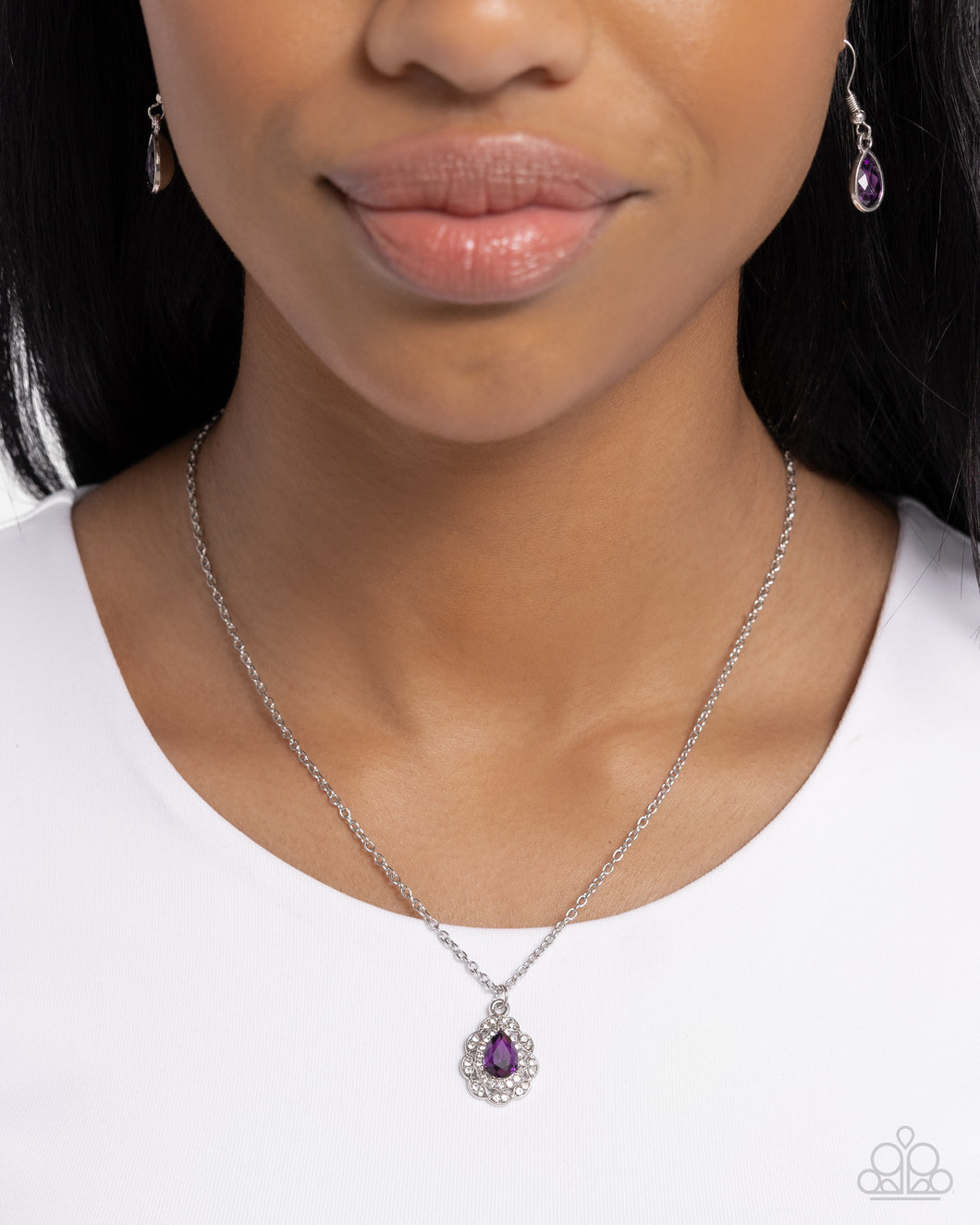 Paparazzi ~ Vintage Validation ~ Purple Necklace Set