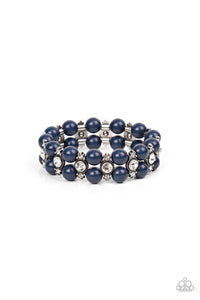 Paparazzi ~ Starlight Reflection ~ Blue Bracelet
