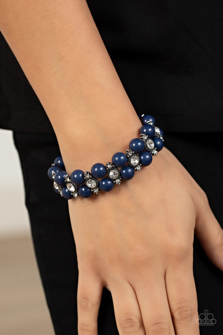 Paparazzi ~ Starlight Reflection ~ Blue Bracelet