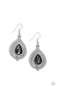 Paparazzi ~ Lets GLOW, Girls! ~ Silver Earrings