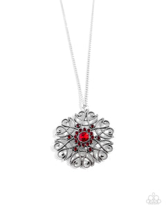 Paparazzi ~ Jovial Jubilee ~ Red Necklace Set
