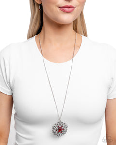 Paparazzi ~ Jovial Jubilee ~ Red Necklace Set