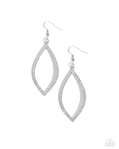 Paparazzi ~ Prosperous Prospects ~ White Earrings