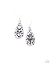 Load image into Gallery viewer, Paparazzi ~ Eastern Elements ~ Silver Earrings