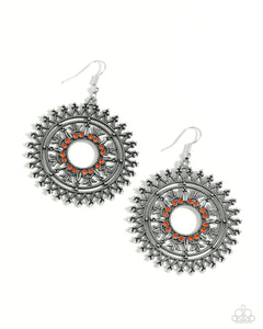 Paparazzi ~ Revel in Radiance ~ Orange Earrings