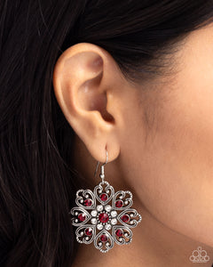Paparazzi ~ Garden of Love ~ Red Earrings