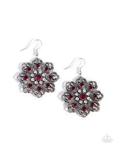 Paparazzi ~ Garden of Love ~ Red Earrings