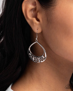 Paparazzi ~ Island Ambrosia ~ Silver Earrings