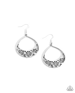 Paparazzi ~ Island Ambrosia ~ Silver Earrings