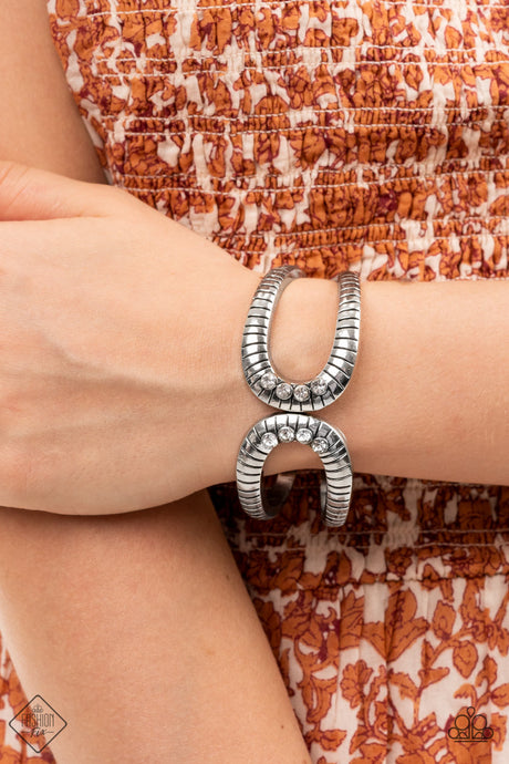 Paparazzi ~ Desert Prosperity ~ White Cuff Bracelet