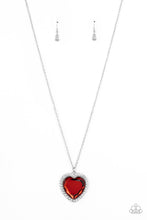 Load image into Gallery viewer, Paparazzi ~ Prismatically Twitterpated ~ Red Heart Necklace Set