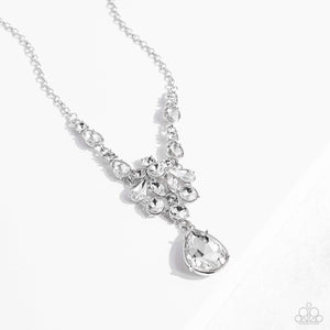 Paparazzi ~ TWINKLE of an Eye ~ White Necklace Set