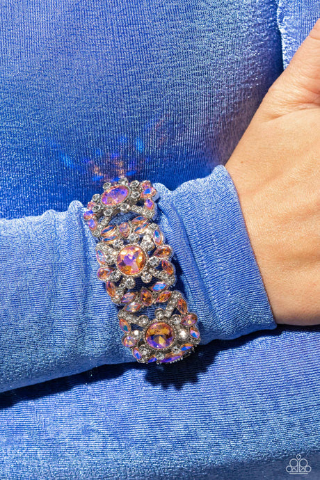 Paparazzi ~ Shimmering Solo ~ Orange Bracelet