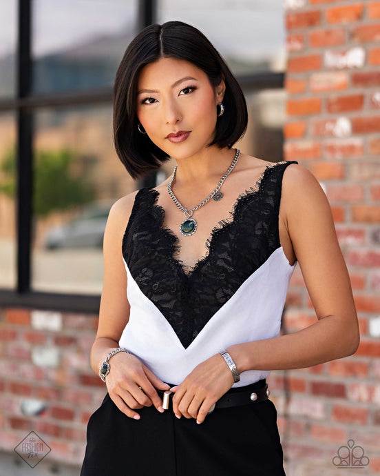 Paparazzi ~ Sunset Sightings ~ Fashion Fix Complete Trend Blend ~ Green Necklace Set