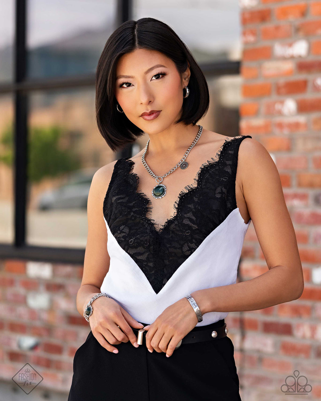 Paparazzi ~ Sunset Sightings ~ Fashion Fix Complete Trend Blend ~ Green Necklace Set