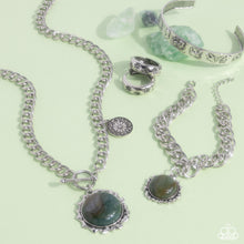 Load image into Gallery viewer, Paparazzi ~ Sunset Sightings ~ Fashion Fix Complete Trend Blend ~ Green Necklace Set