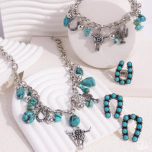 Load image into Gallery viewer, Paparazzi ~ Simply Santa Fe ~ Fashion Fix Complete Trend Blend ~ Blue Turquoise Necklace set