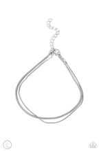 Load image into Gallery viewer, Paparazzi ~ Glistening Gauge ~ Silver Anklet