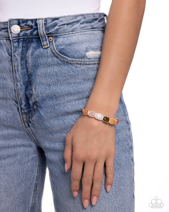 Paparazzi ~ Multicolored Mecca ~ Orange Bracelet