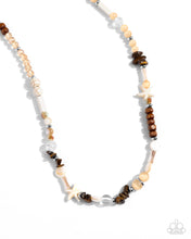 Load image into Gallery viewer, Paparazzi ~ Beachy Beginner ~ Brown Necklace Set