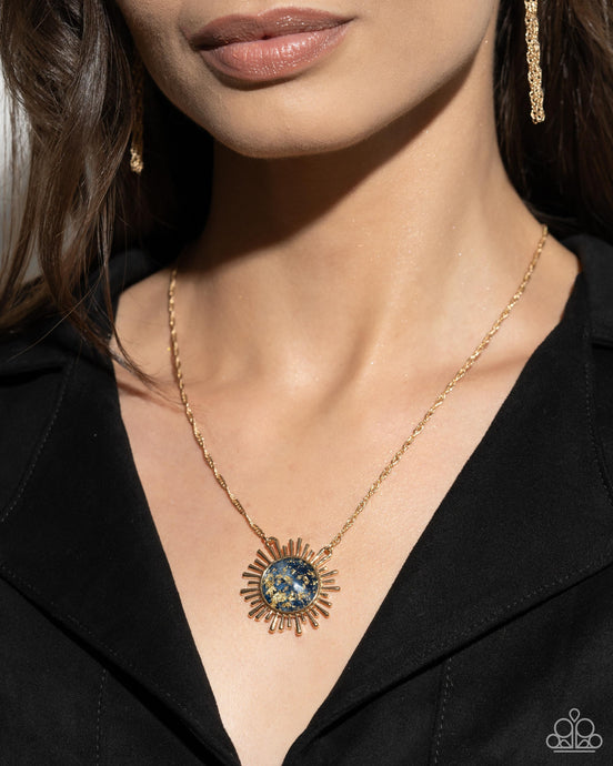 Paparazzi ~ Fairytale Foil ~ Blue Necklace Set