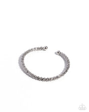 Load image into Gallery viewer, Paparazzi ~ Twisted Trenchant ~ Silver Bangle-like Cuff Bracelet