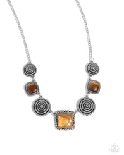 Load image into Gallery viewer, Paparazzi ~ Spiral Sass ~ Brown Necklace Set