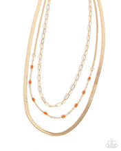 Load image into Gallery viewer, Paparazzi ~ Mismatched Magic ~ Orange Necklace Set