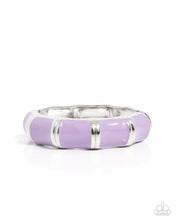 Load image into Gallery viewer, Paparazzi ~ Pearlized Promise ~ Purple Bracelet with Hinged Closure