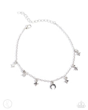 Load image into Gallery viewer, Paparazzi ~ Stargazing Night ~ Silver Charm Anklet