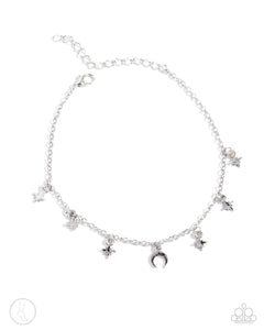 Paparazzi ~ Stargazing Night ~ Silver Charm Anklet