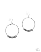 Load image into Gallery viewer, Paparazzi ~ Sassy Story ~ Silver Earrings
