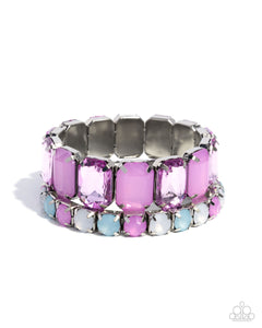 Paparazzi ~ Mismatched Mood ~ Purple Bracelet