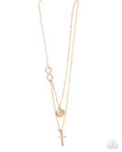 Load image into Gallery viewer, Paparazzi ~ Eternal Embrace ~ Gold Necklace Set