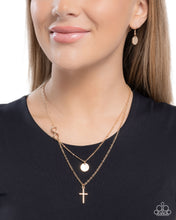Load image into Gallery viewer, Paparazzi ~ Eternal Embrace ~ Gold Necklace Set