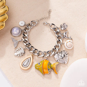 Paparazzi ~ Fish Frenzy ~ Orange Charm Bracelet