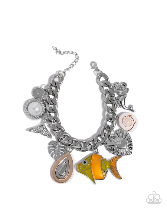 Paparazzi ~ Fish Frenzy ~ Orange Charm Bracelet