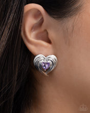 Load image into Gallery viewer, Paparazzi ~ Daring Damsel ~ Purple Post Earrings