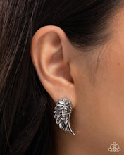 Load image into Gallery viewer, Paparazzi ~ Articulate Angel ~ Silver Earrings