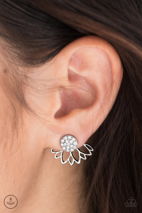 Paparazzi ~ A Fan Fave ~ White Double-Sided Post Earring