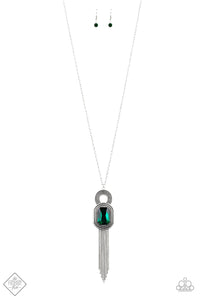 Paparazzi ~ A Good TALISMAN Is Hard To Find ~ Green Necklace Set (Fashion Fix Exclusive)