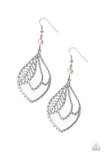 Load image into Gallery viewer, Paparazzi ~ Absolutely Airborne ~ White Earrings
